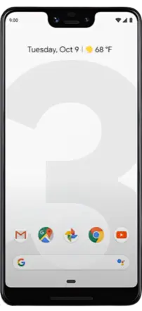 A picture of Google Pixel 3 XL